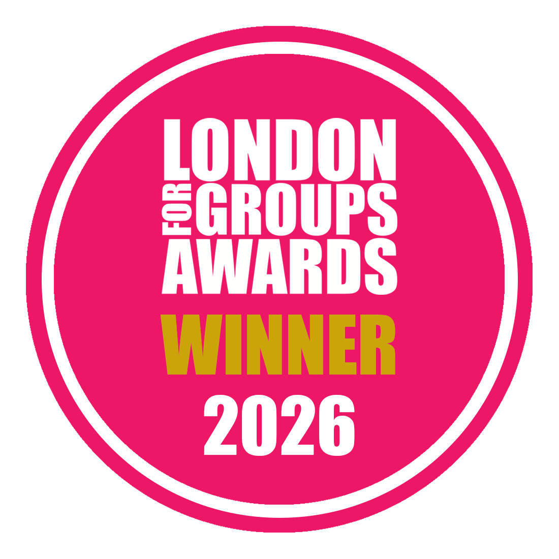 London for Groups Awards Winner 2026