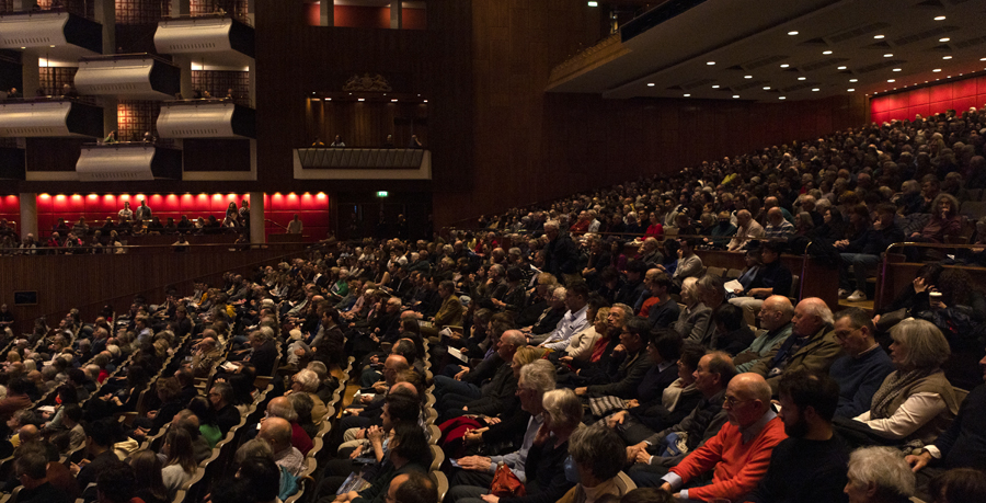 A full audience in their seats at Southbank Centre's Royal Festival Hall