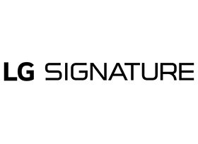 LG SIGNATURE's logo on a white background