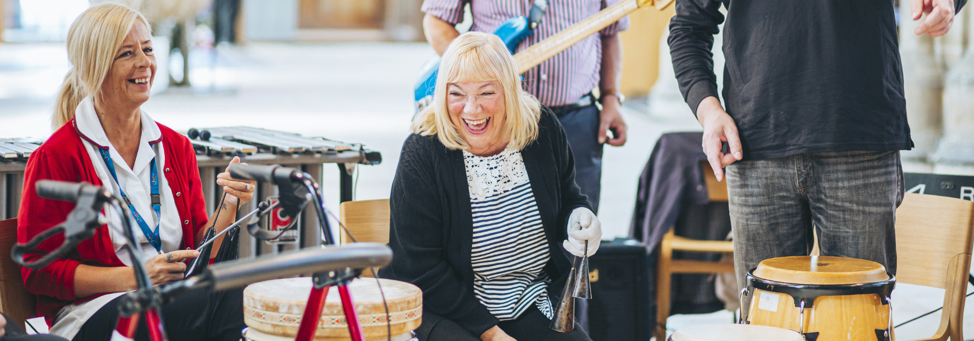 STROKESTRA workshops spreading joy through music